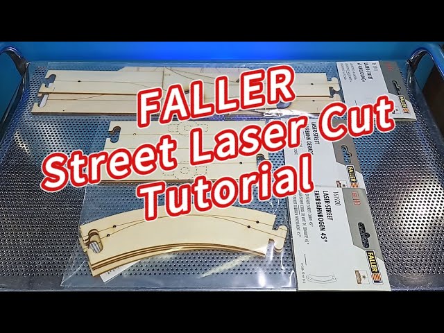 Faller Car System Street Laser Cut Tutorial