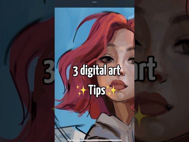 3 digital art tips! ✨ #arttips #digitalarttips #tutorial #art #idiyaart