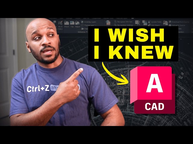 How I would learn AutoCAD (If I Could Start Over)