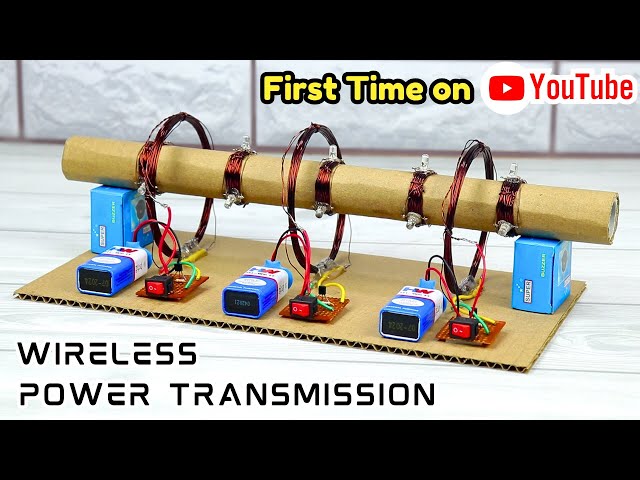 How to Make Wireless Power Transmission System Science Project Working Model for Exhibition #science