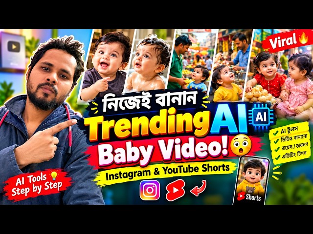 নিজেই বানান Trending AI Baby Video! 🤯  Instagram & YouTube Shorts