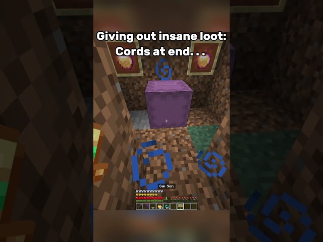 Day 7 of giving out free loot(realm code in comments): #minecraft #gaming #funny