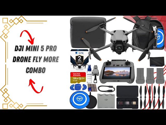 Everything You Need for Aerial Content — DJI Mini 5 Pro Drone Fly More Combo  Drone — Review