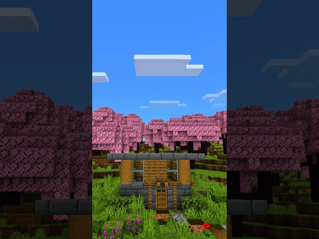 Minecraft Easy Starter House 🏡 || craftora build #shorts