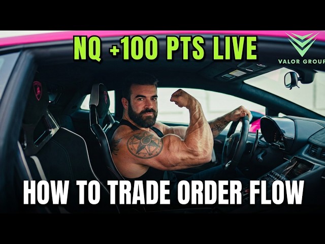 How To Daytrade NY Open With NQ(Order Flow) +120 points