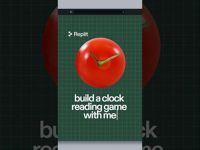 i built a clock-reading game with Replit 🕰️