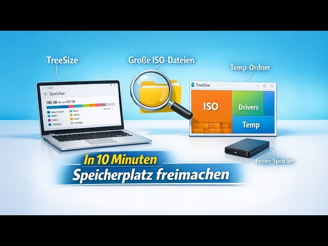 In 10 Minuten Speicherplatz freimachen mit TreeSize