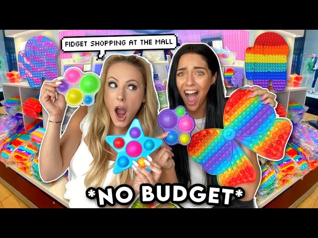 Fidget Toy Shopping at The Mall!🤑💰*Extreme NO BUDGET Challenge*