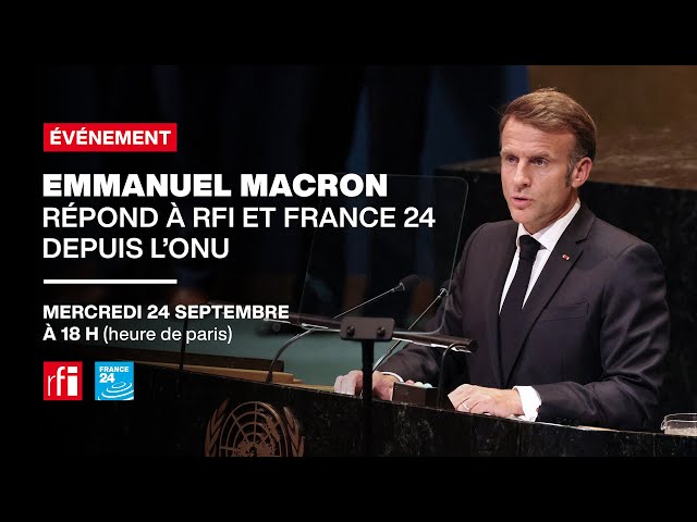 Evénement : Emmanuel Macron sur France 24 et RFI !