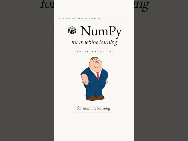 NumPy Explained for ML: The Python Library Every AI Developer Needs 🐍🔥
