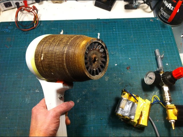 3D-printed jet engine "The Hair Fryer"