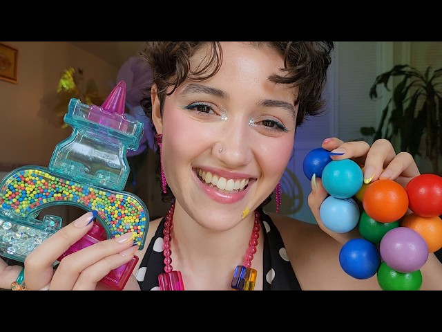 ASMR Fidget Toy Trigger Assortment 🎀 (satisfying popping, squeezing, clicking, tapping)