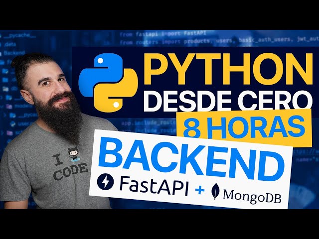 Curso COMPLETO de PYTHON desde CERO para BACKEND