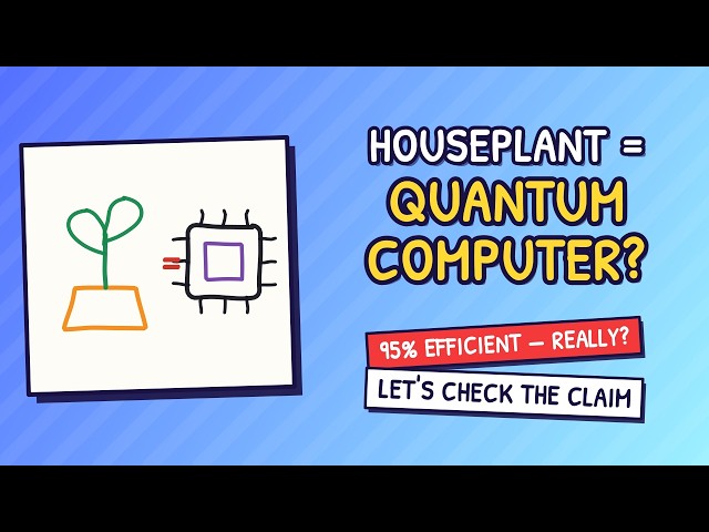 Is your houseplant a quantum computer? Debunking the 95% claim 🪴