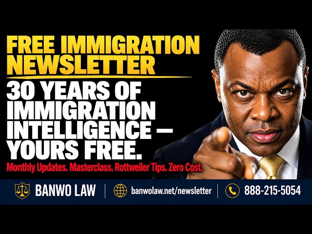 Free Immigration Newsletter — Get 30 Years of Immigration Intelligence Delivered Monthly
