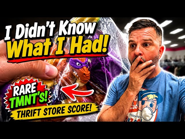 Bags of Rare Teenage Mutant Ninja Turtles Found at The Thrift Store! And so much more!!