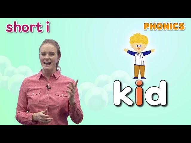 Short Vowels | Lesson 6 Short Vowel i (ib, id, ig) | 4 Step Phonics