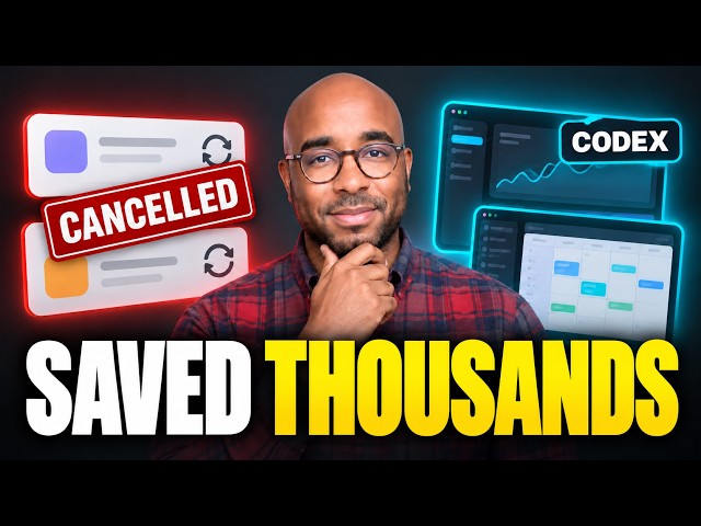 I Cancelled My SaaS Subscriptions and Built My Own Apps with Codex