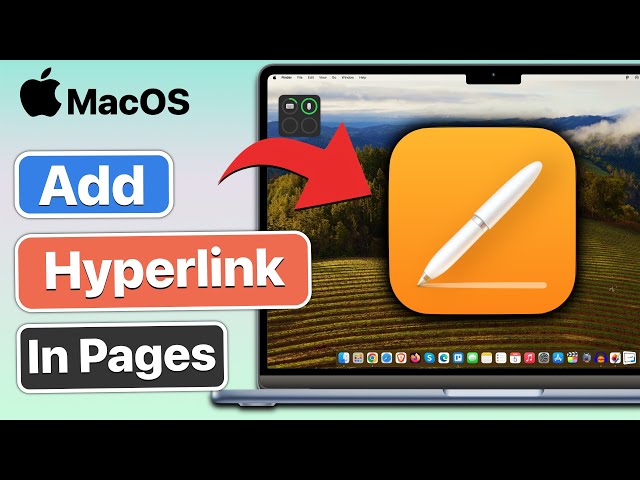 How to Make Hyperlink in Pages for Mac?  Apple Pages Tutorial for Adding Hyperlink to Text