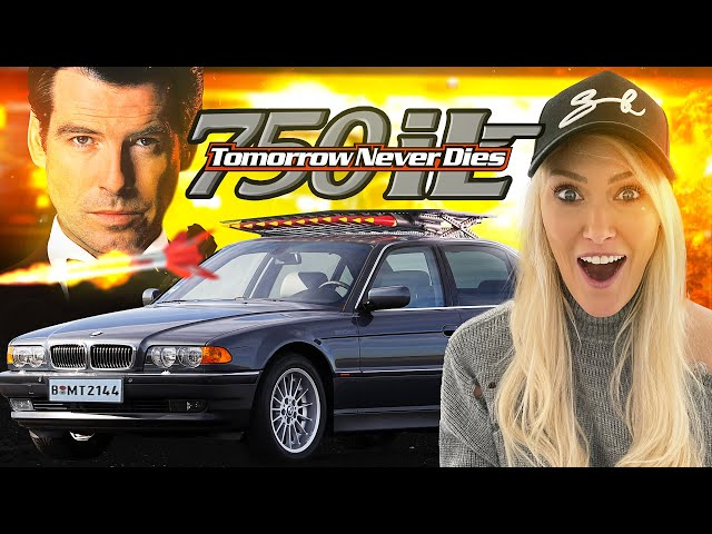 Testing Gadgets on a REAL James Bond Car | BMW 750iL