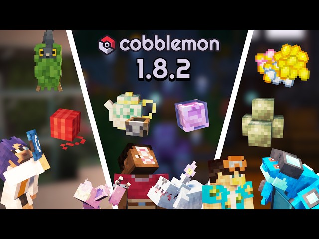 Even More New Blocks, New Pokémon & More! || Cobblemon 1.8.2 Update Trailer