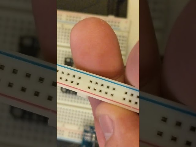 how to put an esp32 on a breadboard #arduino #microcontroller
