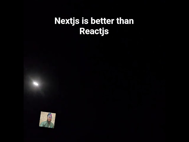 Nextjs is better than Reactjs #beginnercoding #coding
