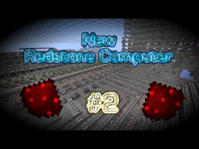 New Redstone Computer (On the ORE Server) - The Registers and the CU