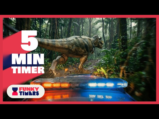 5 Minute Police Chase Compilation | School Friendly Countdown Timer 4K