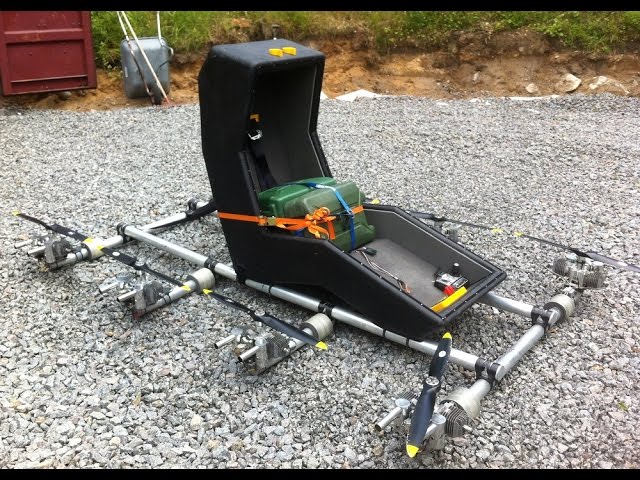 Manned multicopter / multirotor build Episode 9