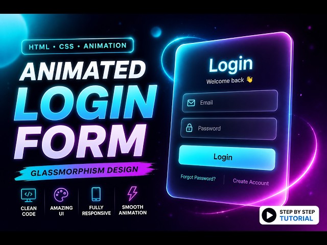 CSS Login Form That Looks INSANE 🤯