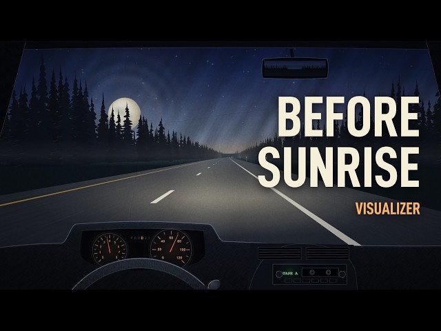 Before Sunrise (Visualizer) a pre-dawn drive up I-95, Maine