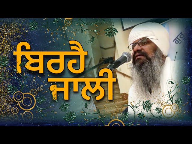 ਬਿਰਹੈ ਜਾਲੀ || Birhai Jaalli || Bhai Harcharan Singh Khalsa (Hazoori Ragi)
