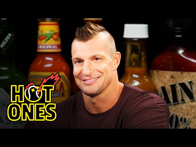 Rob Gronkowski Breaks the Gronk-O-Meter While Eating Spicy Wings | Hot Ones