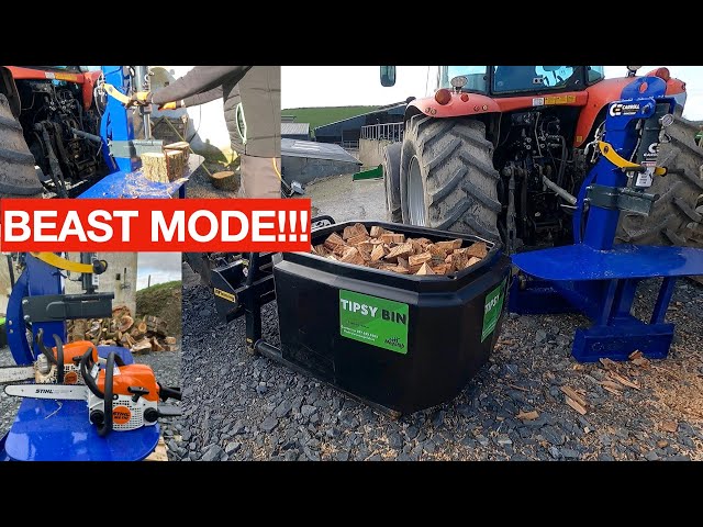 THIS LOG SLITTER IS A BEAST!! "UPGRADE ANY CHAINSAW FOR NEXT TO NOTHING WITH THIS"