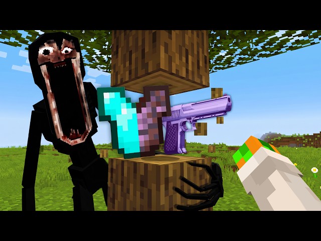 Horror Minecraft, But Drops Are Modded Items