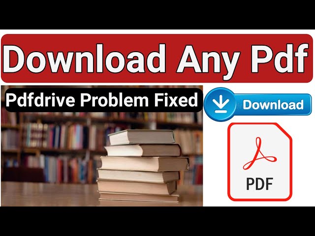 How to Download Books PDF | Books PDF Download | Pdfdrive Problem Fixed