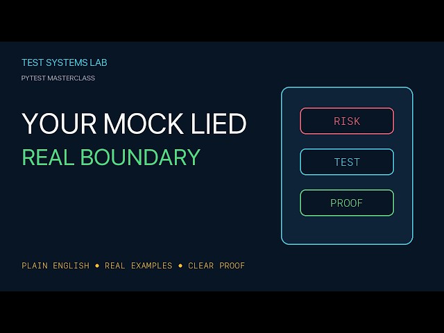Pytest Mocking — What to Fake and What Not to Fake