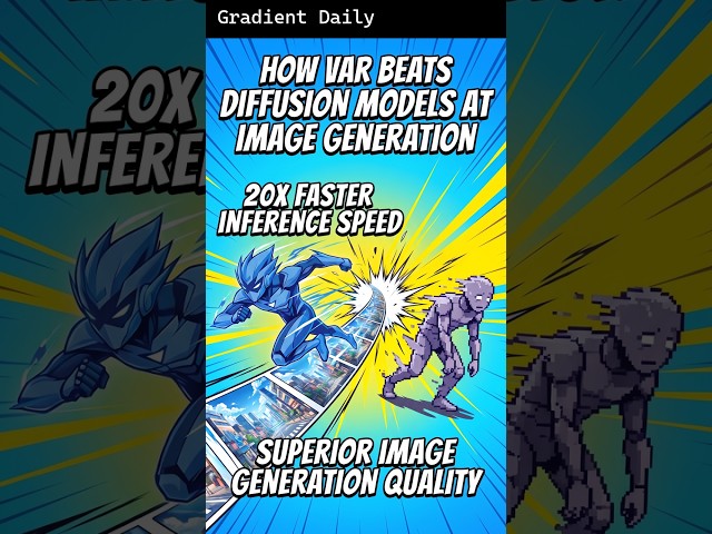 How VAR Beats Diffusion Models at Image Generation — in 60 seconds #Shorts