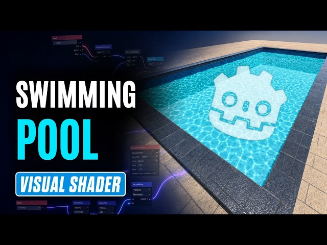 Godot Visual Shaders for beginners - Swimming Pool Water