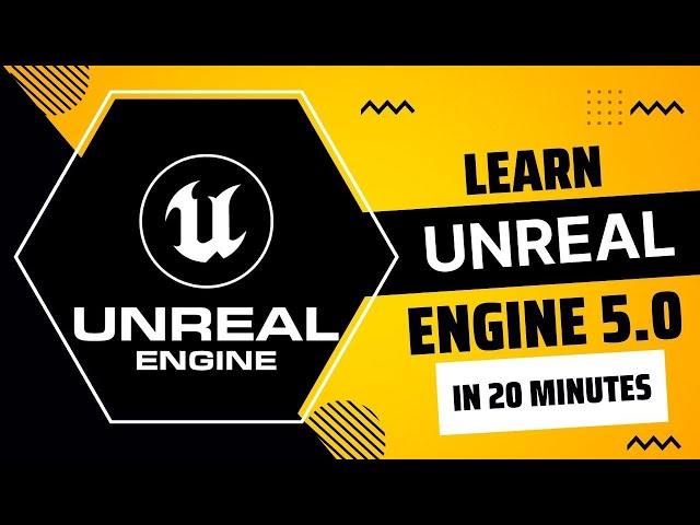 Beginner Guide to Unreal Engine 5 in 20 Minutes - Vtuber Edition