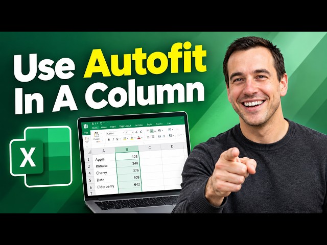 How To Use Autofit In A Column In Microsoft Excel [2026 Guide]