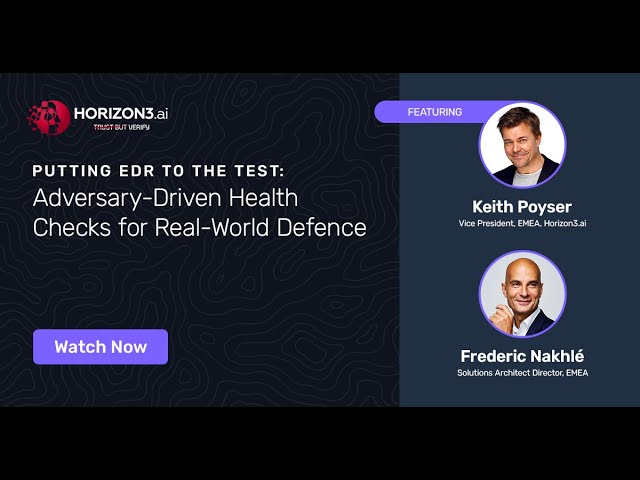 Putting EDR to the Test: Adversary-Driven Health Checks for Real-World Defence