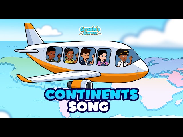 Continents Song | Learn the 7 Continents with @graciescorner | Educational Kids Songs