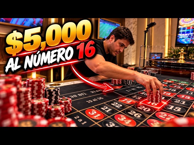 I Brought $5,000 to Play Roulette and Bet IT ALL on 16