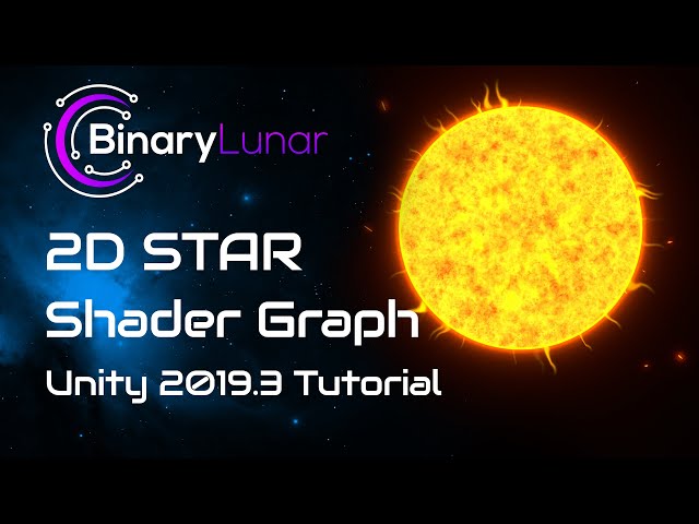 CREATE AWESOME 2D STAR Shader Graph and Particle Unity Tutorial