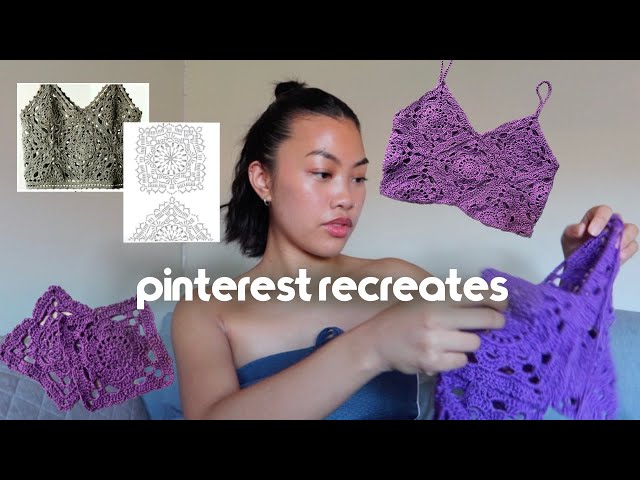 I recreated this top from Pinterest and it took forever (includes pattern)