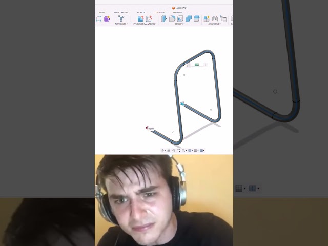 Chassis Modeling Technique 3D sketch vs Extrude | Pipe Feature #3dmodeling #autodeskfusion