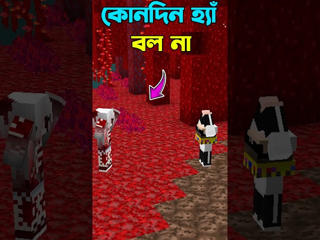 Don't Say YES To Her In Minecraft #minecraft