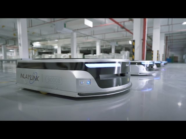 INLAYLINK factory realizes a smart upgrade with moving robots
